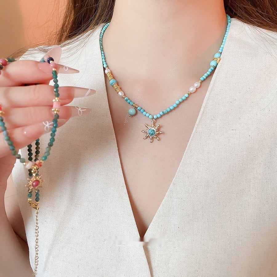 Sun Necklace French Royal Style