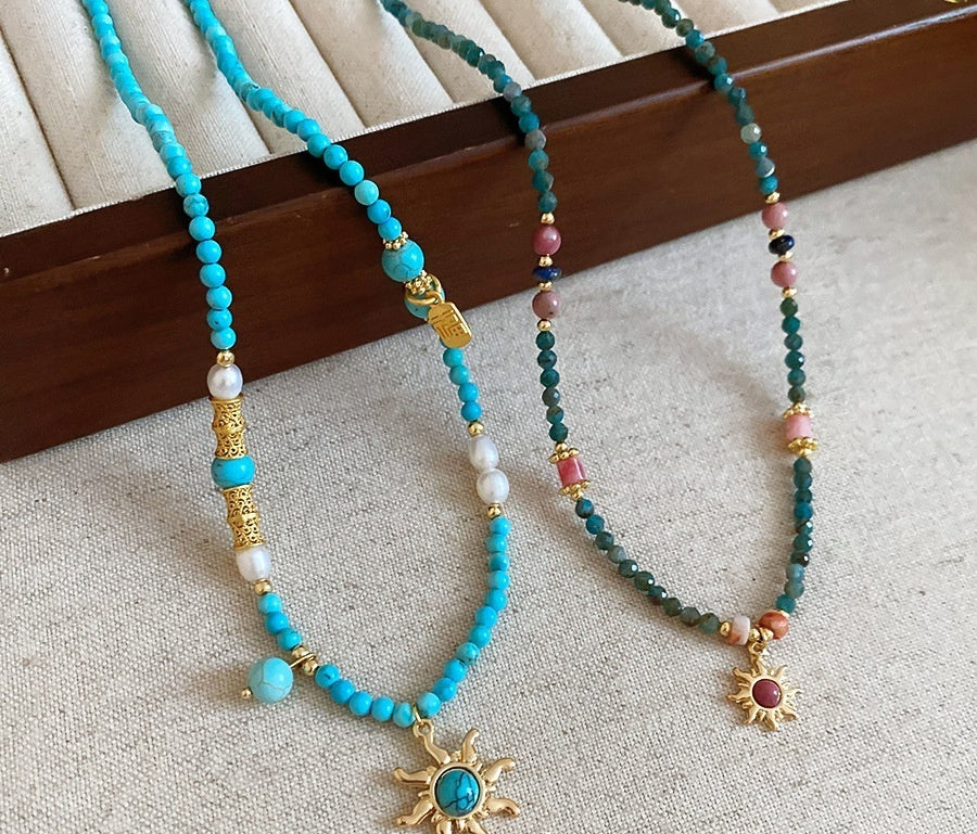 Sun Necklace French Royal Style