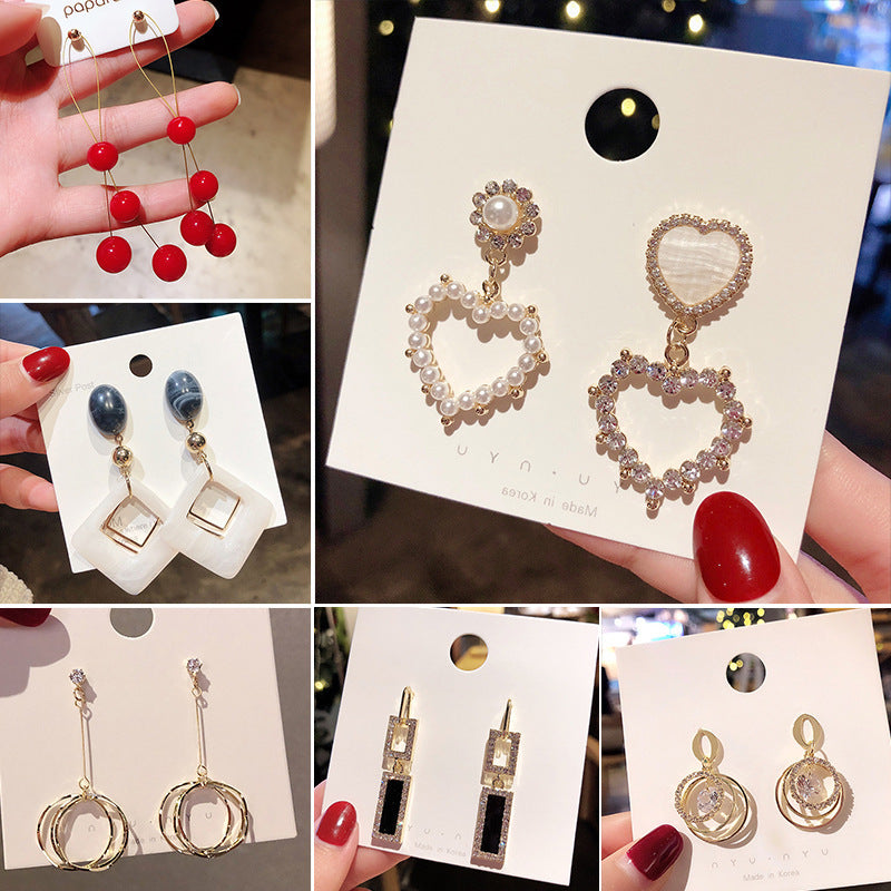 Long Chain Hanging Earrings