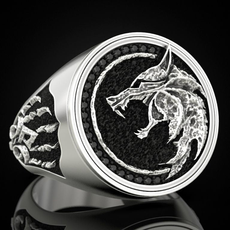 Viking Warrior Two Tone Ring