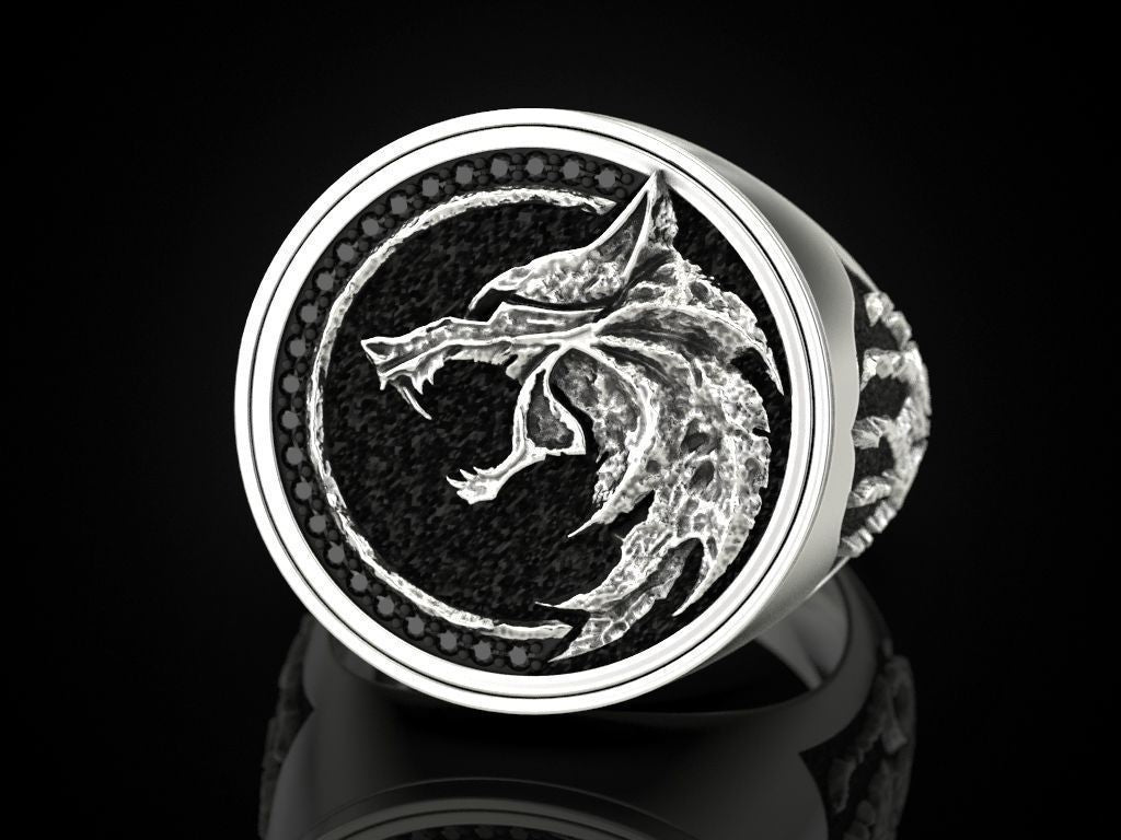 Viking Warrior Two Tone Ring