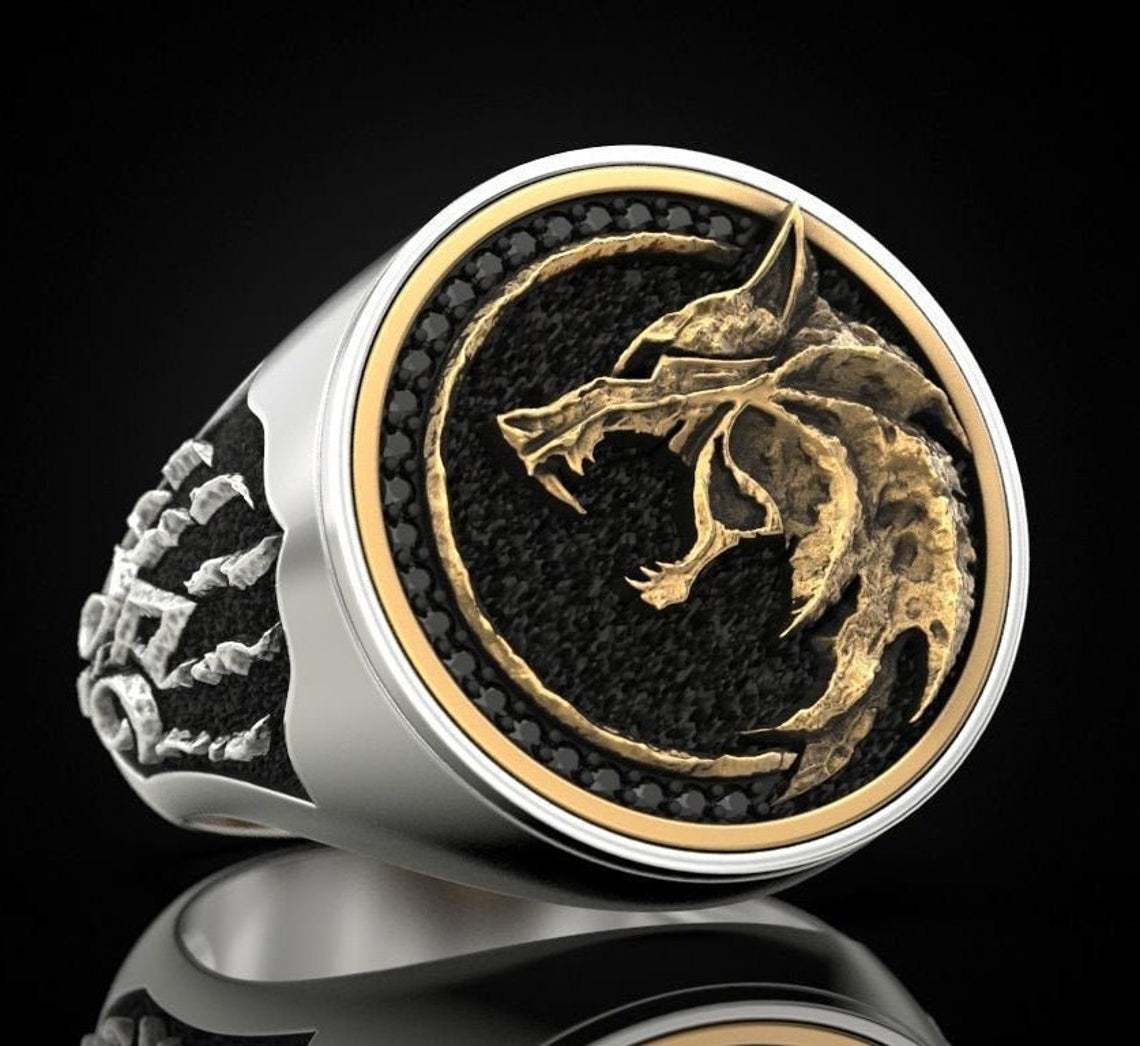 Viking Warrior Two Tone Ring