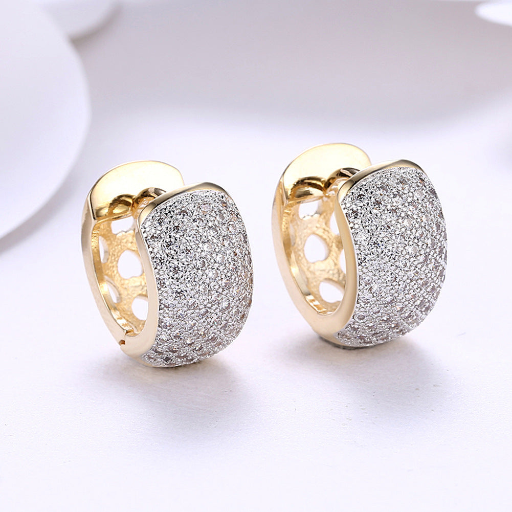 Round Crystal Earrings
