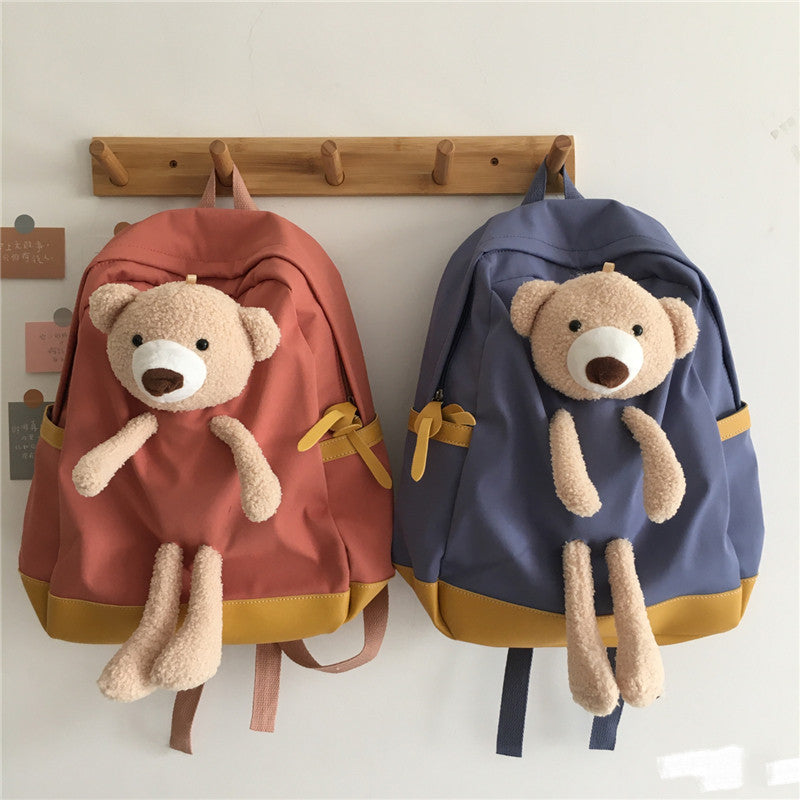 Cartoon Bear Schoolbag