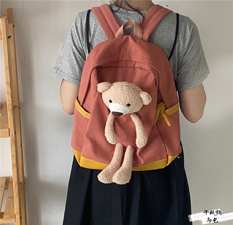 Cartoon Bear Schoolbag