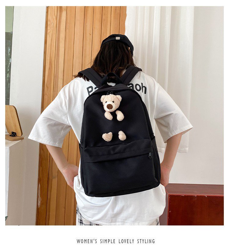 Cartoon Bear Schoolbag