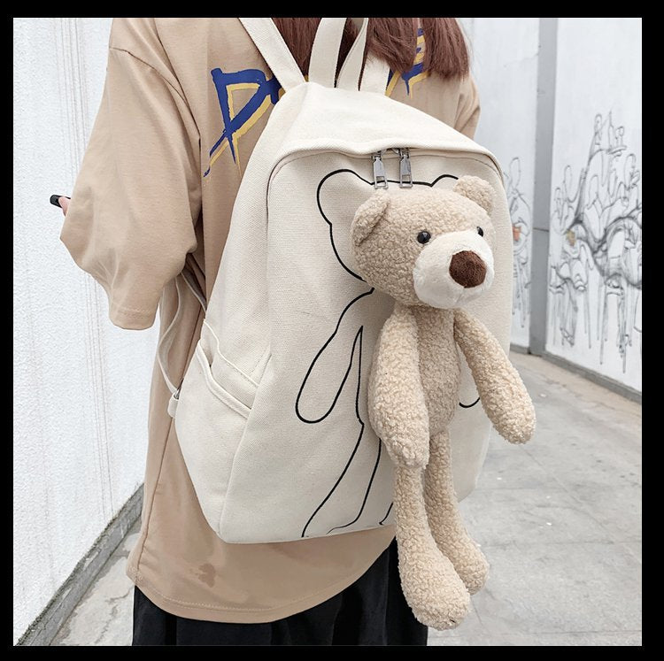 Cartoon Bear Schoolbag