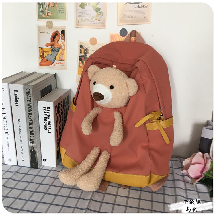 Cartoon Bear Schoolbag