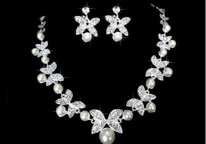 Butterfly Bridal Jewelry Set