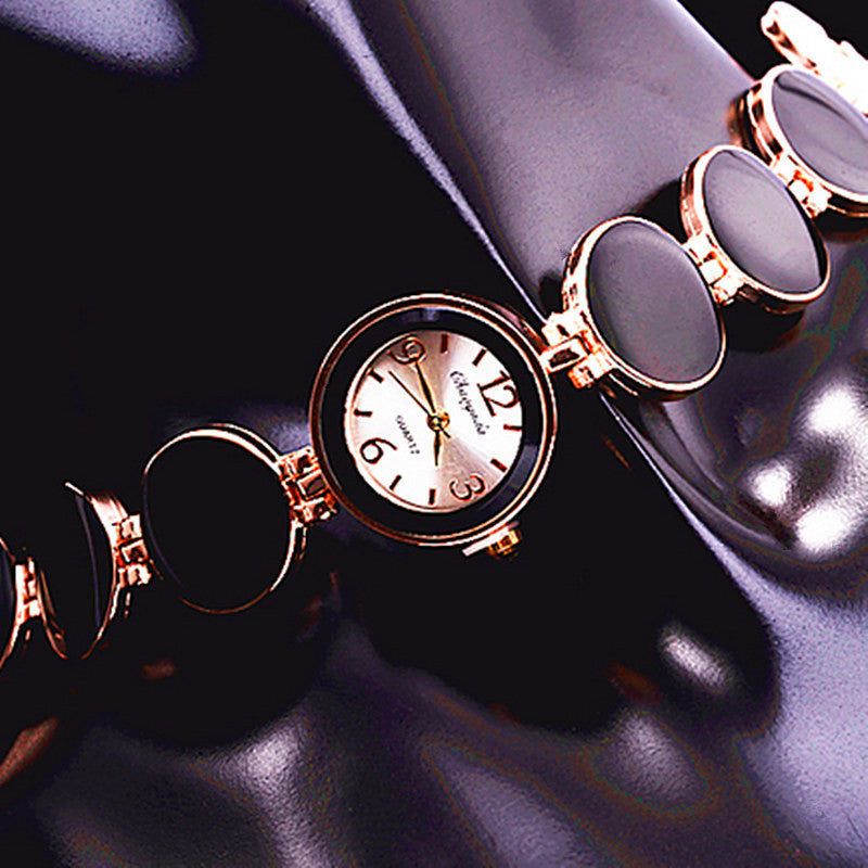 Watch Fashion Casual 5 Colors Round Dial Bracelet
