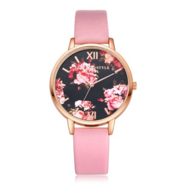 High Quality Fashion Leather Strap Women Watch