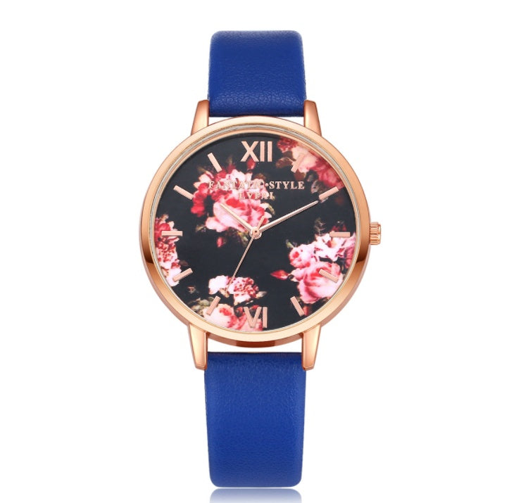 High Quality Fashion Leather Strap Women Watch