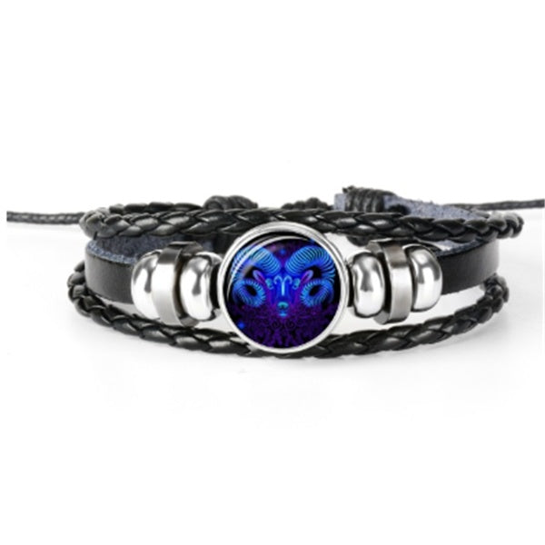 Zodiac Constellation Bracelet Braided Design Bracelet