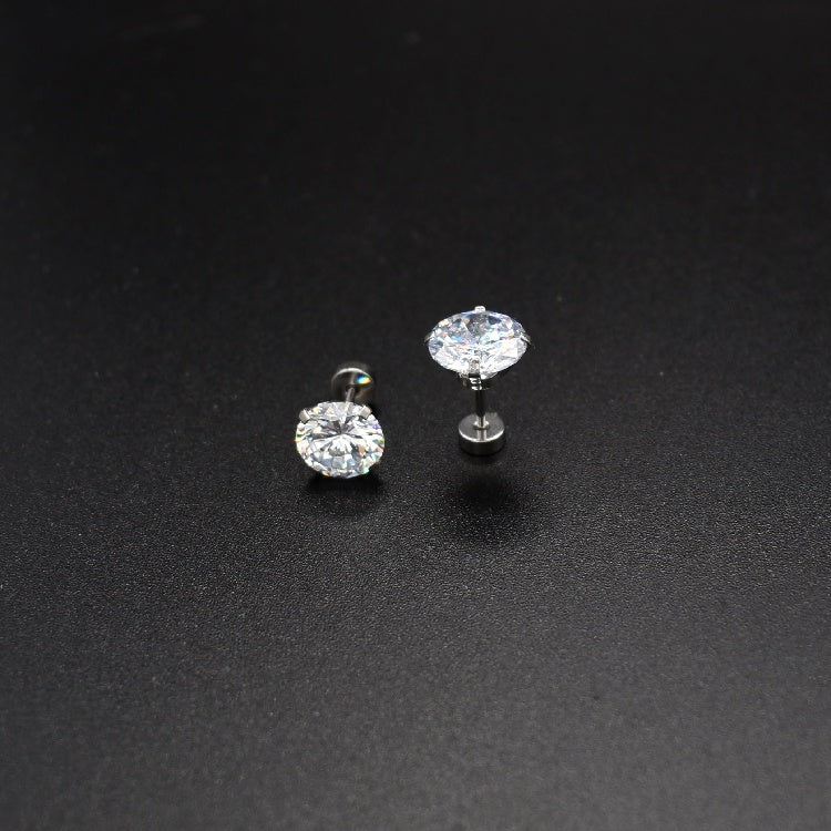 Crystal Zircon Ear Studs Earrings