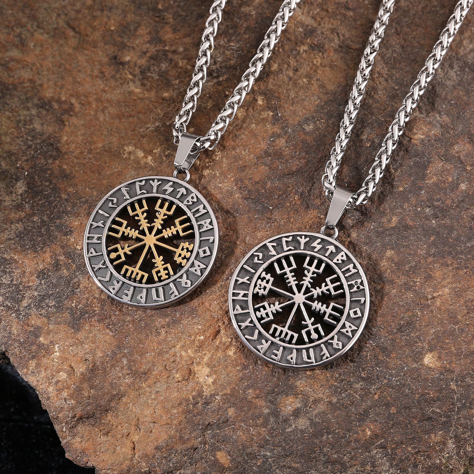 Lun Rune Pendant Necklace