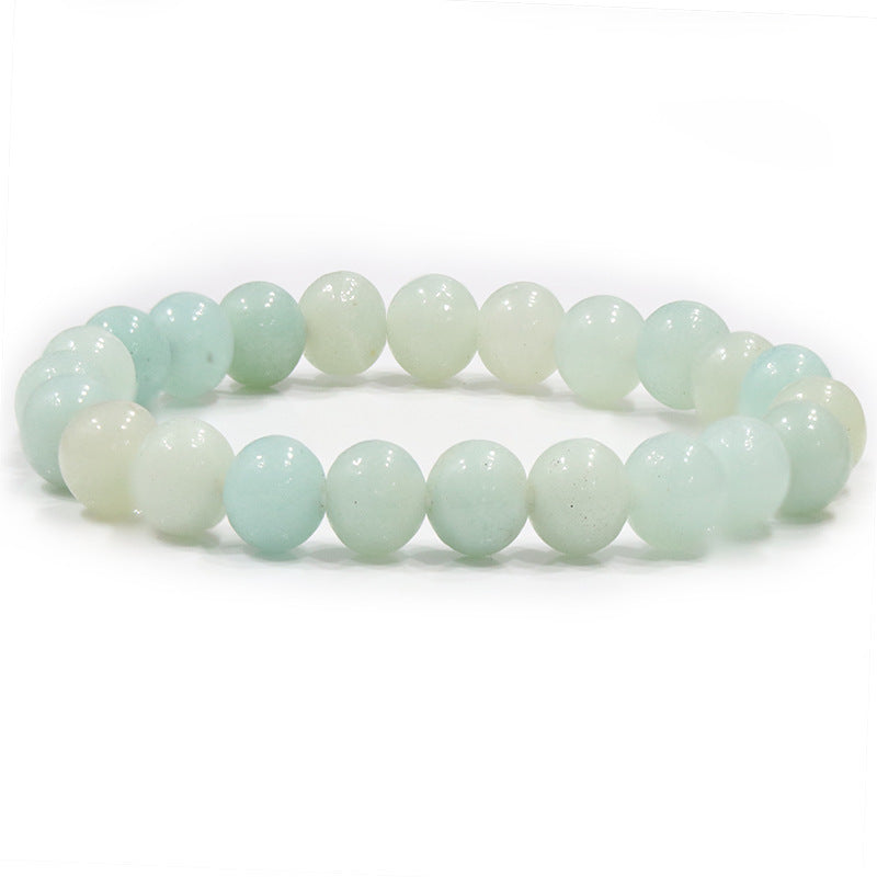 Natural Stone Beaded Elastic Bracelet