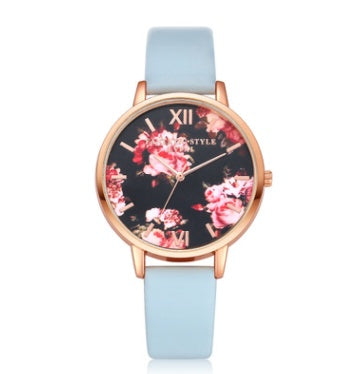 High Quality Fashion Leather Strap Women Watch