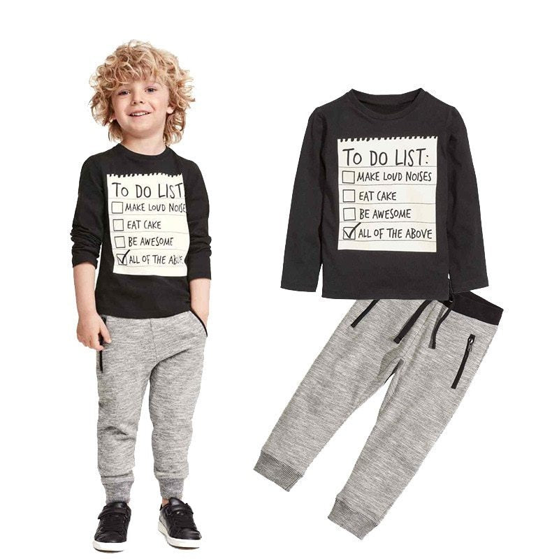 Set Baby Boy Casual Clothes