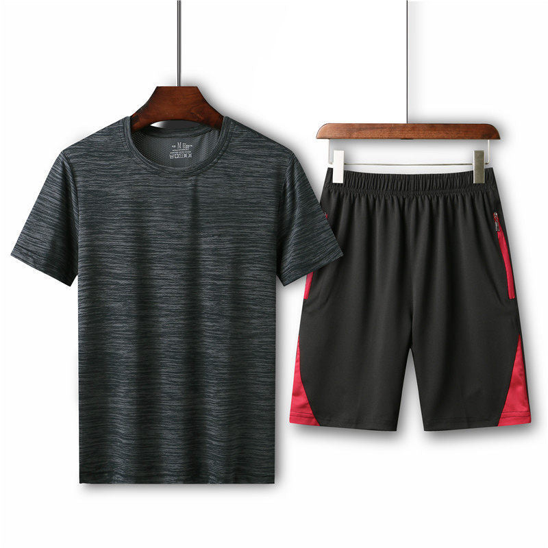 Fitness suit sport T-shirt shorts