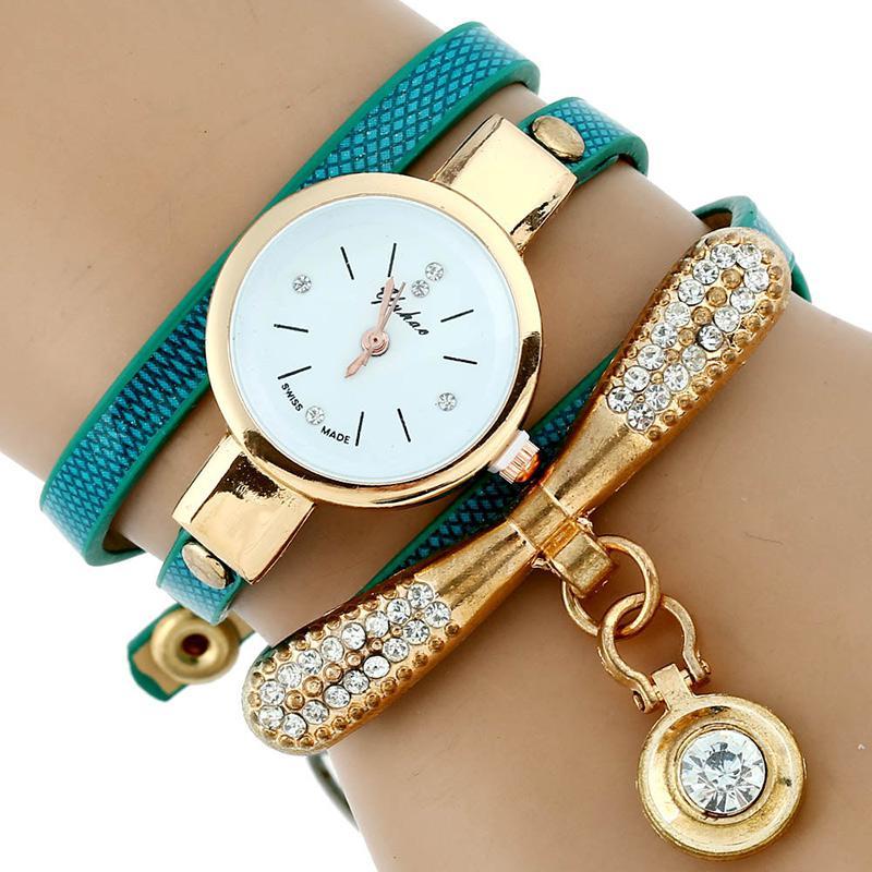 Luxury Gold Bracelet Watch Wristwatch