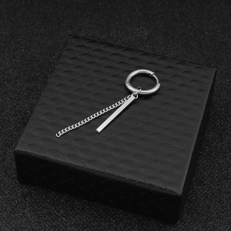 Square Stick Chain Earrings