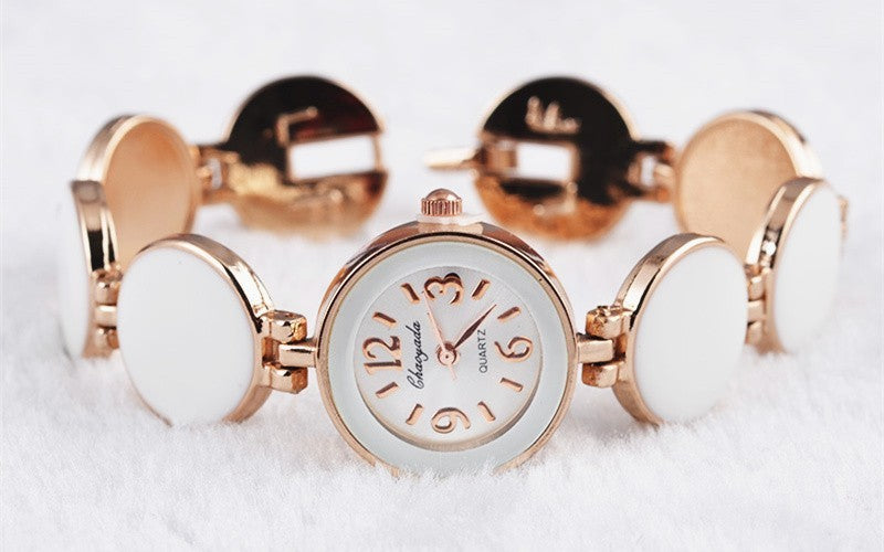 Watch Fashion Casual 5 Colors Round Dial Bracelet