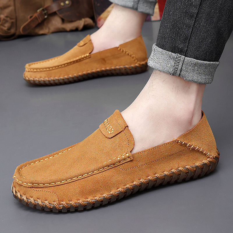 Leather Slip-on Lazy Shoes
