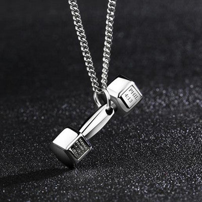 dumbbell Necklace