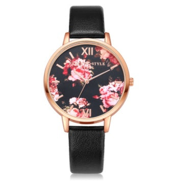 High Quality Fashion Leather Strap Women Watch