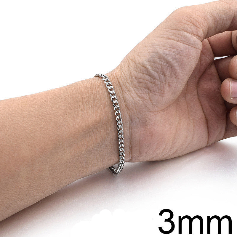 Titanium Steel Cuban Bracelet