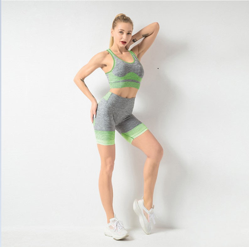 Fitness Vest Bra Hip Lifting Tight Yoga Shorts