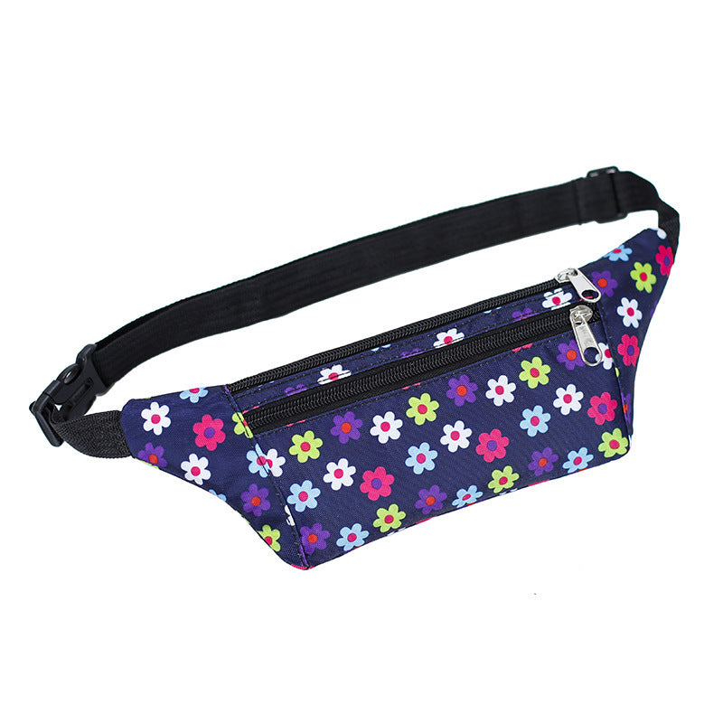 Flower Print Waist Bags