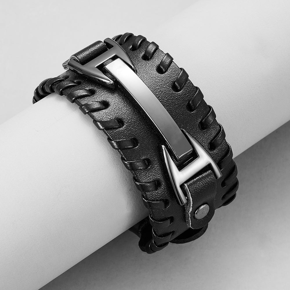 Leather Bracelet Braided