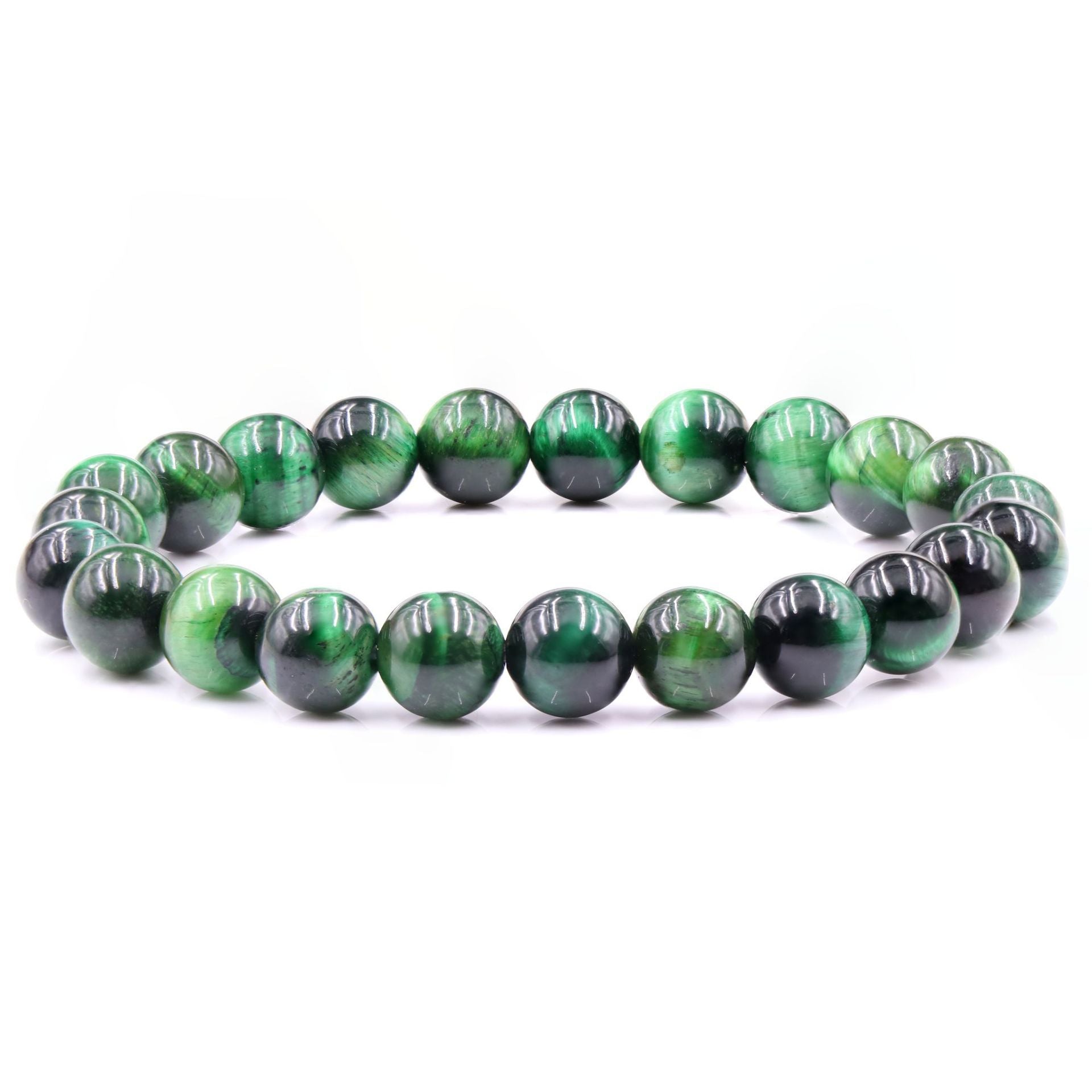 Natural Stone Beaded Elastic Bracelet