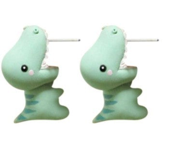Cute Animal Bite Earring Dinosaur Stud Suitable
