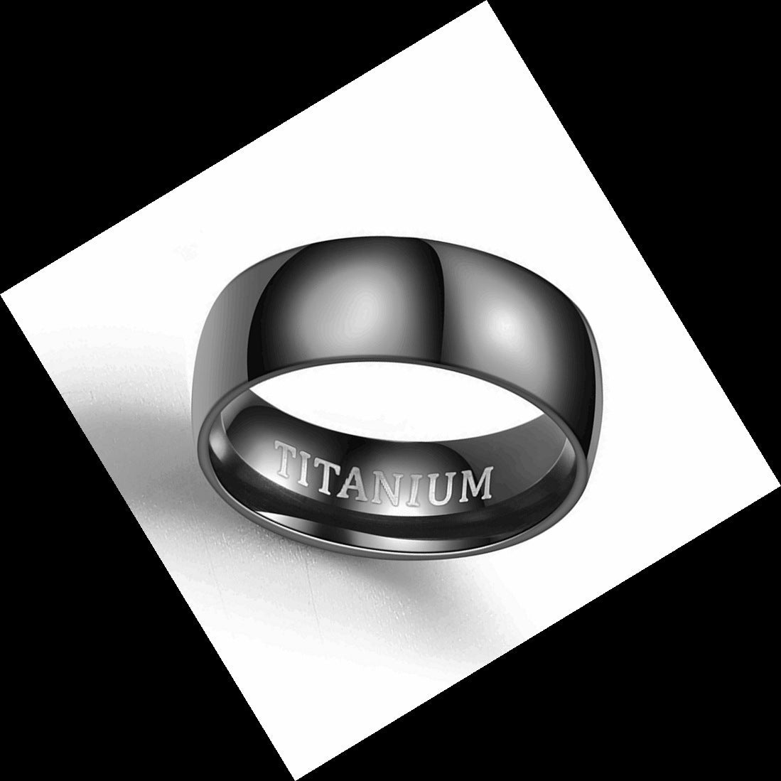 TITANIUM  Steel Ring Men