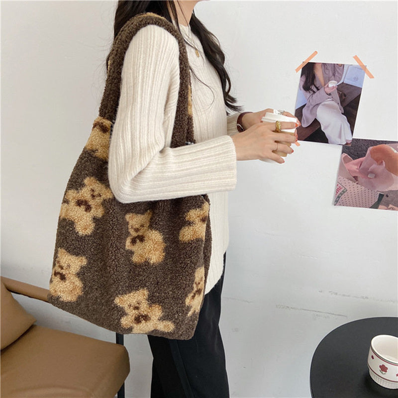Cute Bear Print Bags