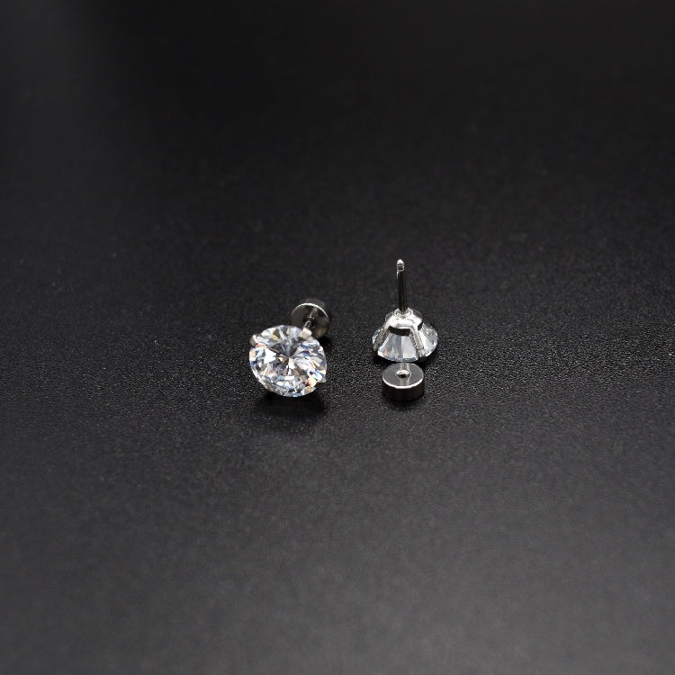Crystal Zircon Ear Studs Earrings