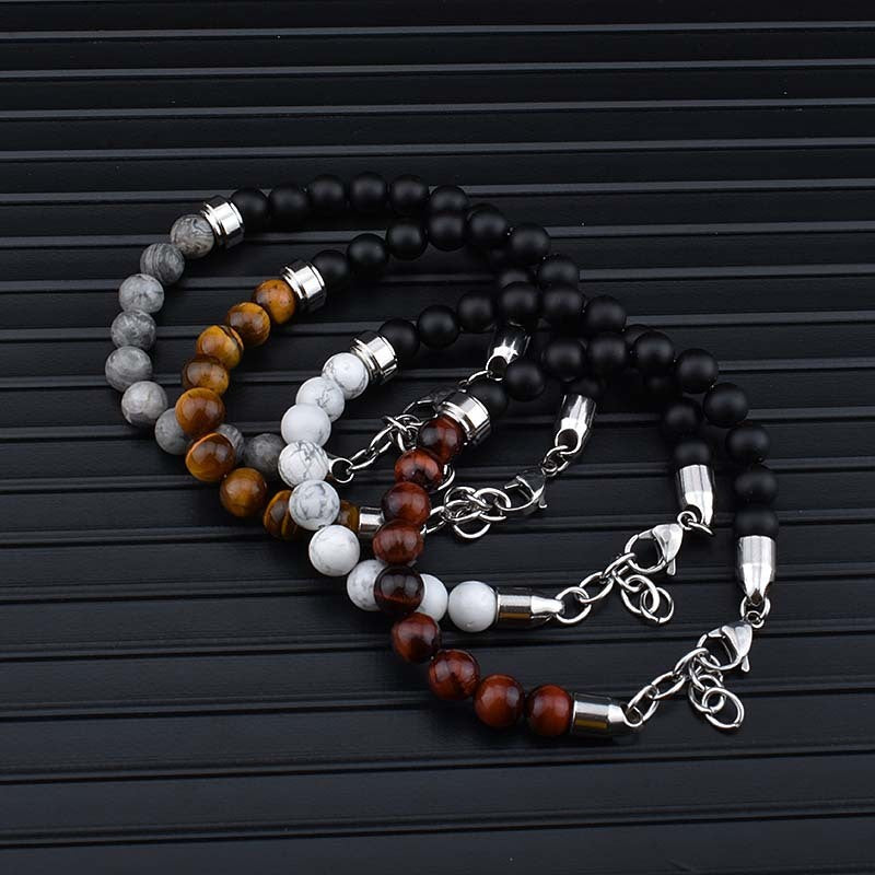 Stainless Steel Natural Stone Bracelets