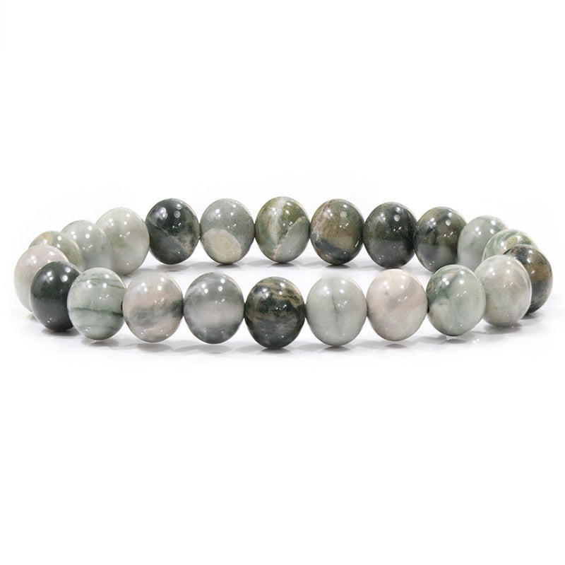 Natural Stone Beaded Elastic Bracelet