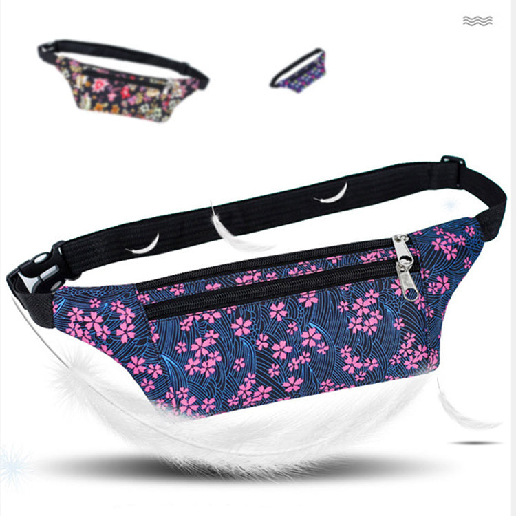 Flower Print Waist Bags