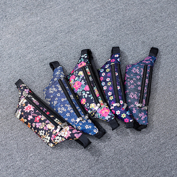 Flower Print Waist Bags