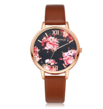High Quality Fashion Leather Strap Women Watch
