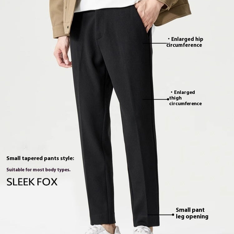 Skinny Casual Draping All-matching Suit Pants