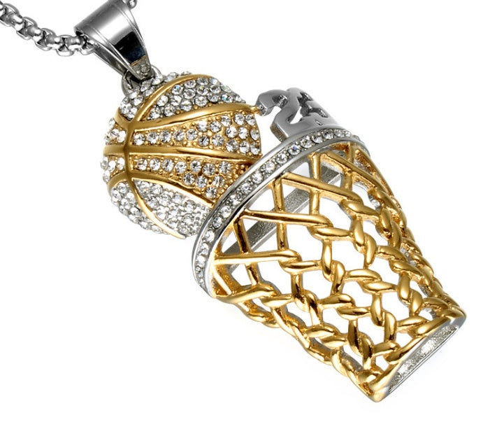 Basketball Pendants Necklaces