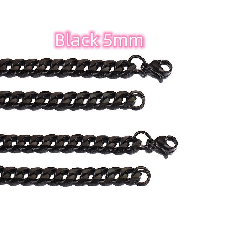 Titanium Steel Cuban Bracelet