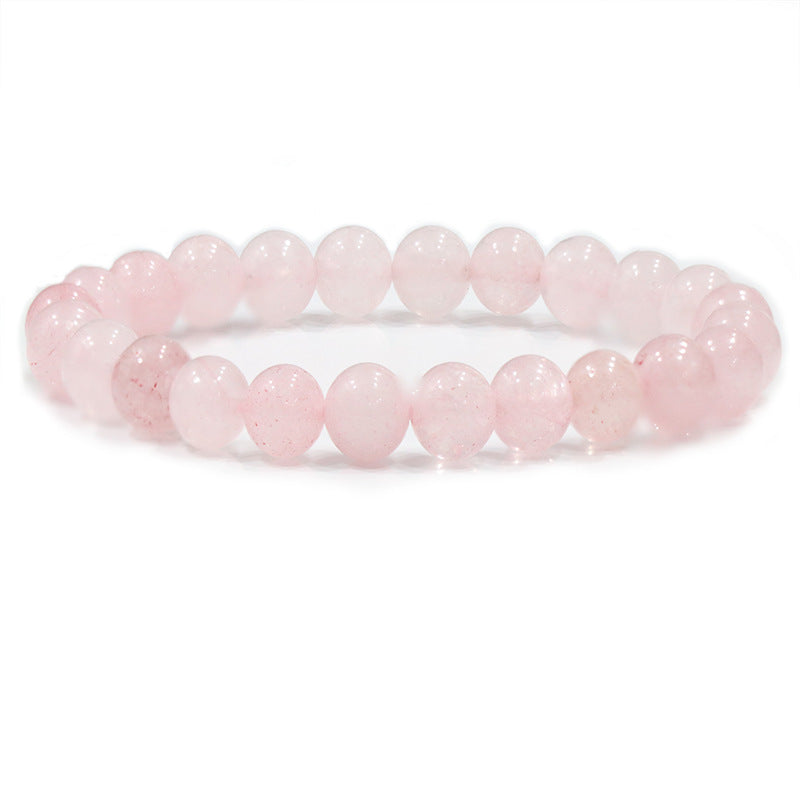 Natural Stone Beaded Elastic Bracelet