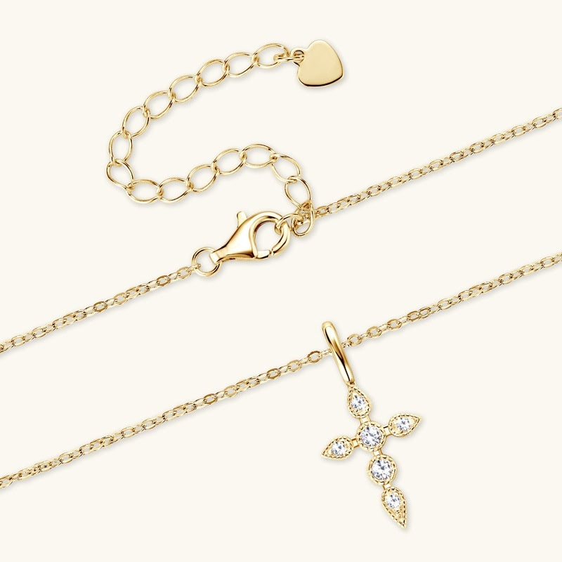 Cross Diamond Necklace