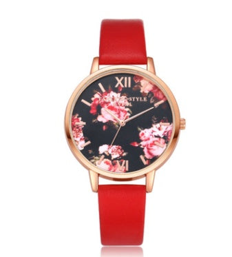 High Quality Fashion Leather Strap Women Watch