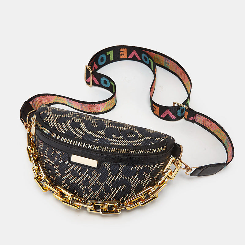Bag Shoulder Bag Leopard Print Waist Bag